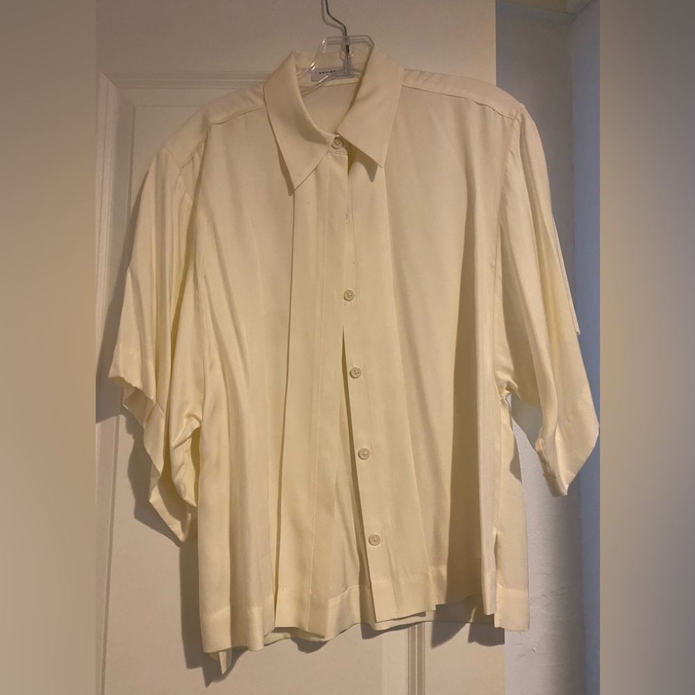 White button down